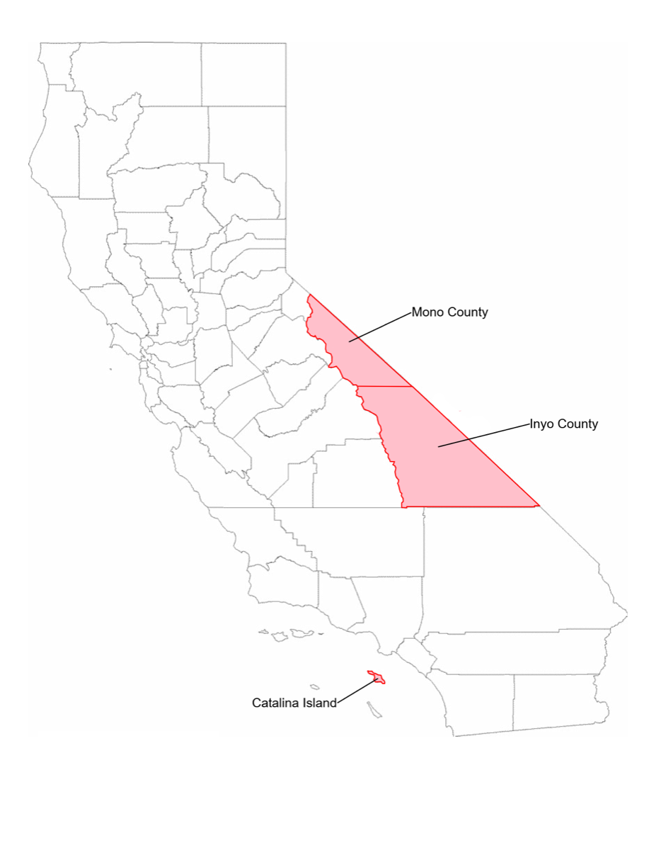 Catalina Beverage Territory Map